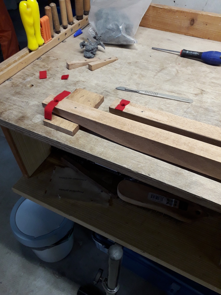 Regarnissage feutres pédalier