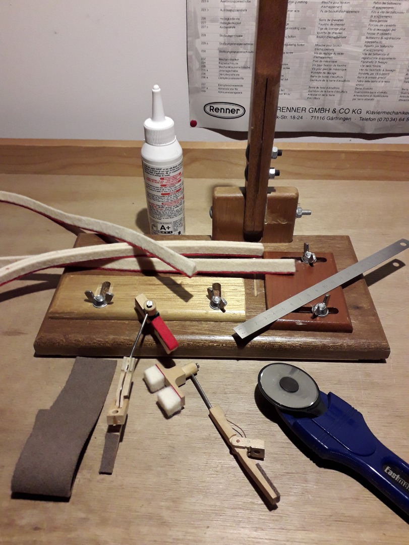 Remplacement de feutre d'étouffoir