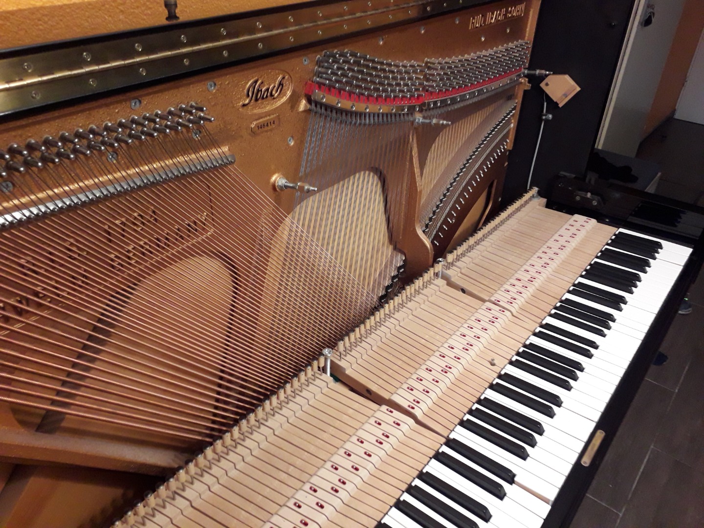 Table harmonie piano droit